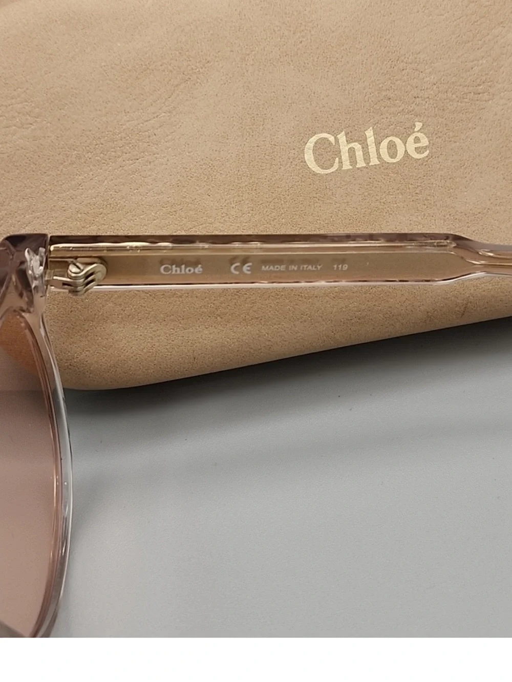 Chloe | CE753S Champagne Round Sunglasses